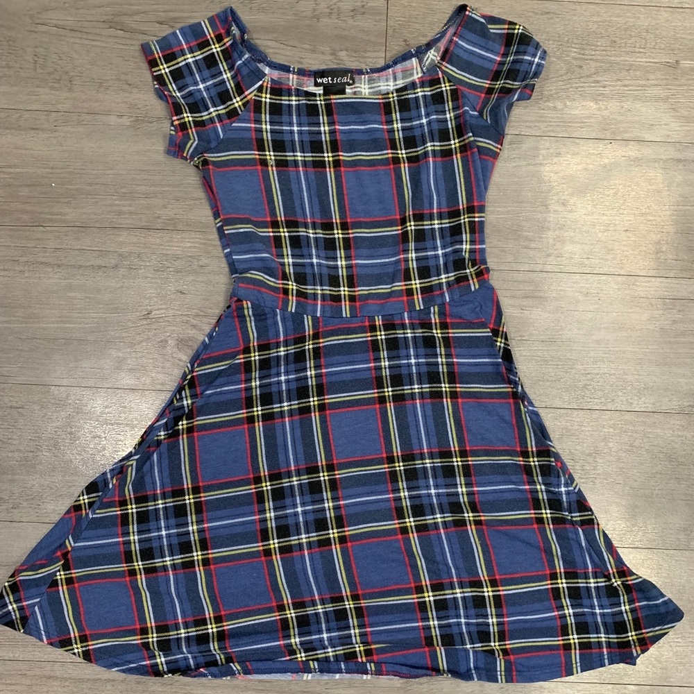 Plaid Dress - Wet Seal